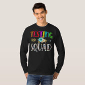 テストスクワッド衣装テスト日卒業先生 Tシャツ (正面フル)