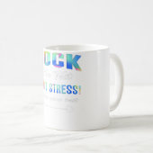 テストスクール教授おもしろいの先生ジョークをロック コーヒーマグカップ (正面右)