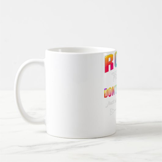 テストスクール教授おもしろいの先生ジョークをロック コーヒーマグカップ (左)