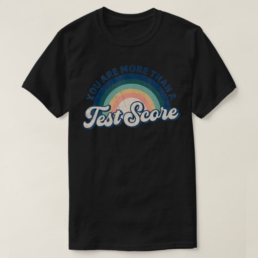テストスコアの先生テスト以上 Tシャツ (デザイン正面)