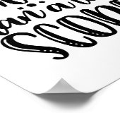 テストスコア以上のテスト日の先生励まし ポスター (角)