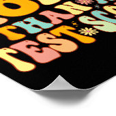 テストスコア以上のGroovy先生テスト ポスター (角)