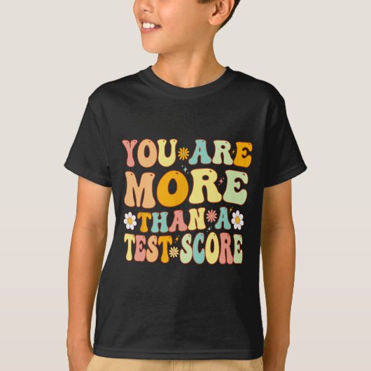 テストスコア以上のGroovy先生テスト Tシャツ (正面)