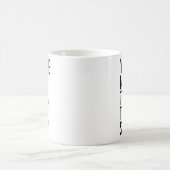 テストスコア先生テスト日1以上 コーヒーマグカップ (中央)