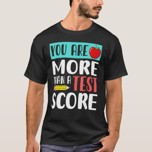 テストスコア先生テスト日2 Tシャツ (正面)