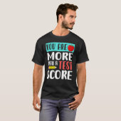 テストスコア先生テスト日2 Tシャツ (正面フル)