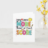 テストスコア先生テストDa以上 カード (黄色い花)