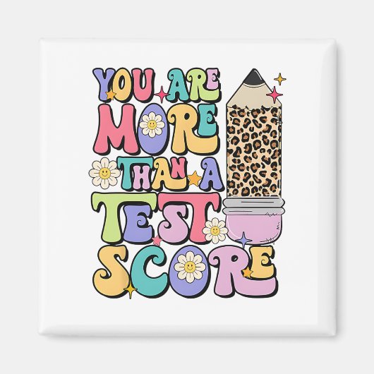 テストスコア先生テストDa以上 マグネット (正面)