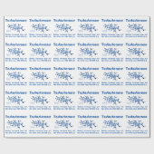 テストステロンの分子の包装紙 ラッピングペーパー (フラット)