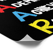 テストデイスタールスクール先生教授試験 ポスター (角)