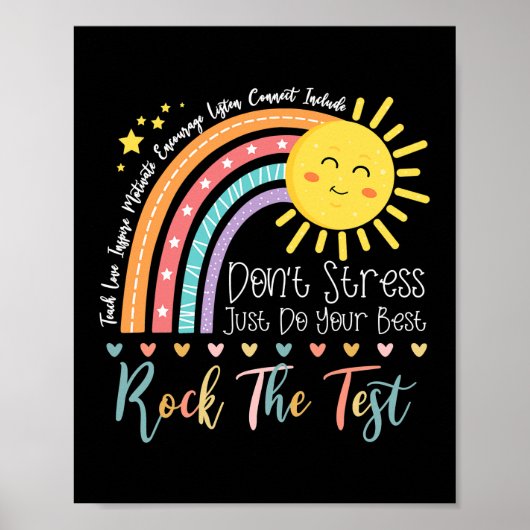 テストデイロックテスト先生テストデイレインボー ポスター (正面)