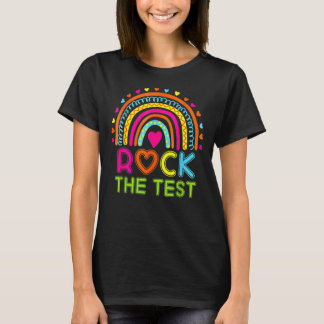 テストデイロックテスト先生テストデイレインボー Tシャツ