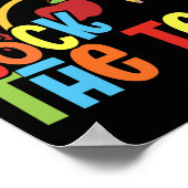 テストデイロックテスト先生レインボーテスト ポスター (角)