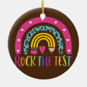 テストデーロックテスト先生テストデー セラミックオーナメント (裏面)