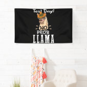 テストデーNo Prob Llama Llama Lover 横断幕 (インサイチュ)