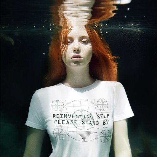 テストパターおもしろいンによる自己再発明 Tシャツ