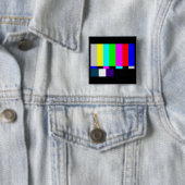 テストパターンのアルバムカバーボタン 缶バッジ (インサイチュ)