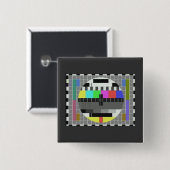 テストパターンのノベルティ(G) BBCカード 缶バッジ (正面&裏面)