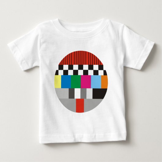 テストパターンデザイン ベビーTシャツ (正面)