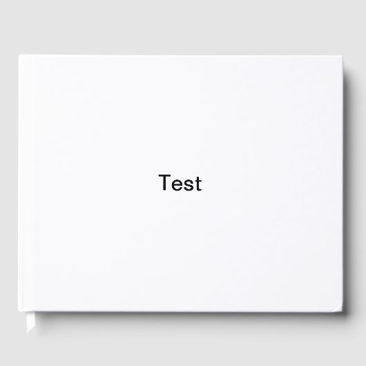 テストブック ゲストブック (正面)