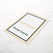 テストホイル招待状 箔招待状 (回転した状態)