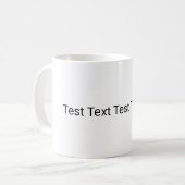 テストマグ コーヒーマグカップ (正面左)