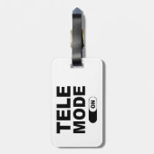 テストモードオン ラゲッジタグ (裏面縦)