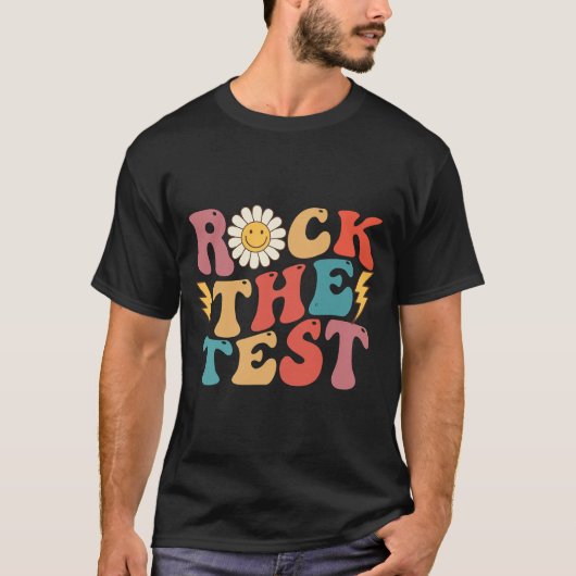テストレトロGroovy先生テスト日テスト日 Tシャツ (正面)