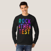 テスト先生テスト日テスト日Teache Tシャツ (正面フル)