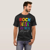 テスト先生テスト日テスト日Teache Tシャツ (正面フル)