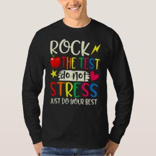 テスト先生テスト日試験日Studden Tシャツ