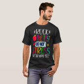 テスト先生ロック教えテストの学生8 Tシャツ (正面フル)