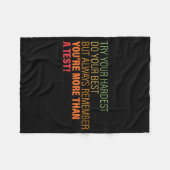 テスト先生以上のあなたはの日シーズン2 フリースブランケット (正面(横))