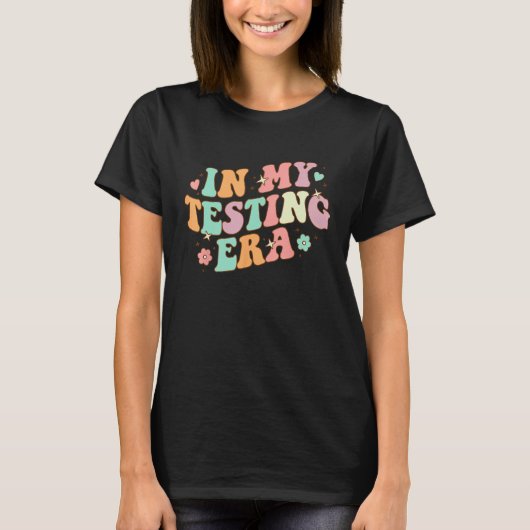 テスト先生Groovyテスト日 Tシャツ (正面)