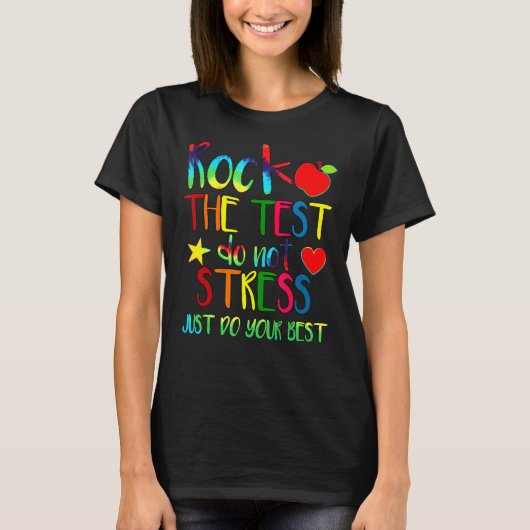 テスト先生Rock The Test 教え's Student 5 Tシャツ (正面)