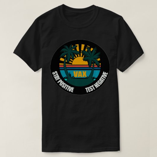 テスト前向きの負の値を維持 Tシャツ (デザイン正面)