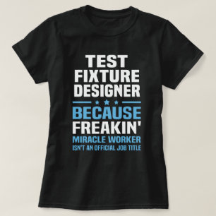 テスト器具デザイナー Tシャツ
