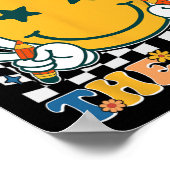 テスト実施日レトロGroovy先生学生 ポスター (角)