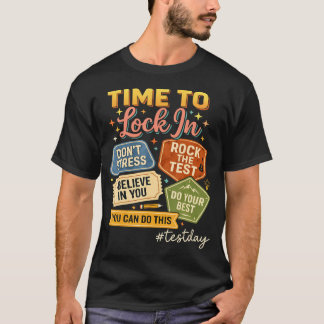 テスト当日に備えろ ステートテスト 自信を持って Tシャツ
