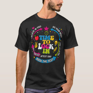テスト当日の準備はもうできていますか 教師のためのテストデイデザイン Tシャツ