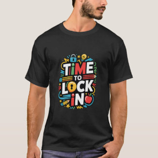 テスト当日の集中力 テストデー 先生のためのデザイン Tシャツ