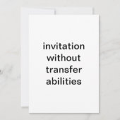 テスト招待状 招待状 (正面)