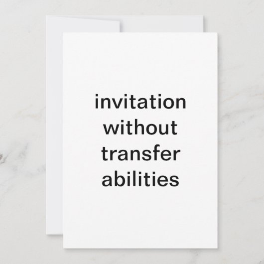 テスト招待状 招待状 (正面)