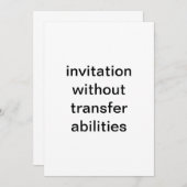 テスト招待状 招待状 (正面/裏面)