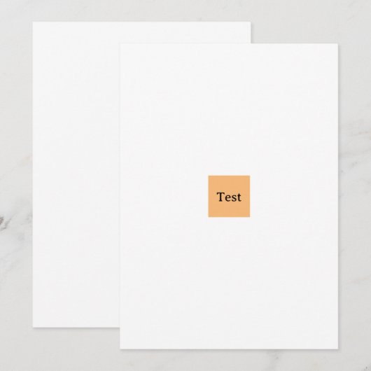 テスト招待状 招待状 (正面/裏面)