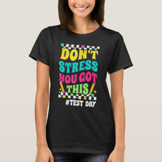 テスト日おもしろい先生Groovyテスト日動機 Tシャツ