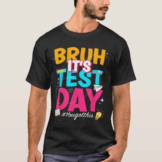 テスト日このステー得ル州テストTeac Tシャツ (正面)