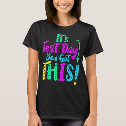 テスト日このテスト得日先生Stu Tシャツ (正面)