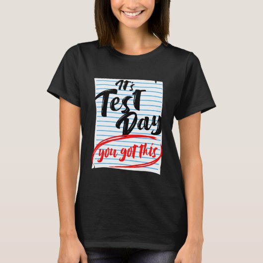 テスト日この得先生テスト Tシャツ (正面)