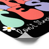 テスト日の状態試験やる気を起こさせる教え ポスター (角)